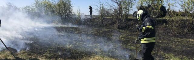 Viljandimaa kulupõlengute hooaeg sai alguse Karksi lõkkest