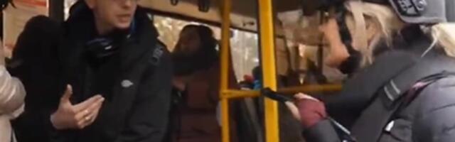 Sõjapõgenik lõi küsimusega narkootikumide kohta reporteri pahviks