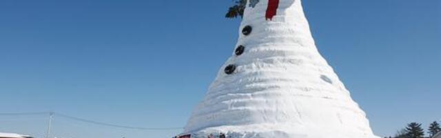 REKORD | 11 meetrit! Täna hakatakse ehitama Eesti suurimat lumememme