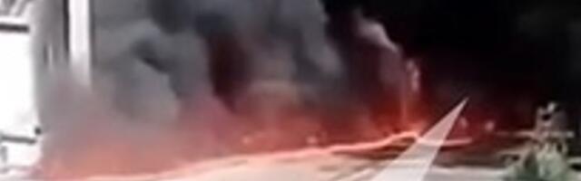 VIDEO | Venemaal Tuapses voolas tänaval põlev nafta