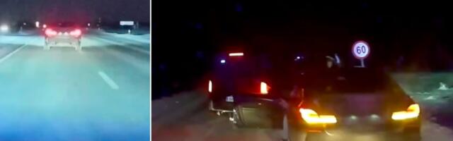 PARDAKAAMERA VIDEO | Narva poole sõites politseid eiranud juht pidi tutvuma „siiliga“ 