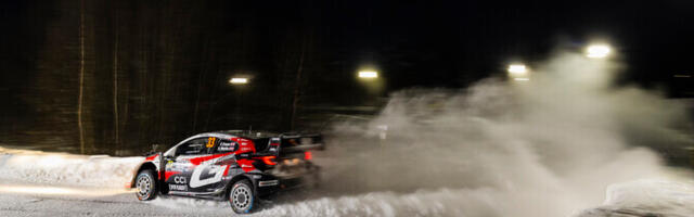 Rootsis juhib Evans, Solberg käis kraavis