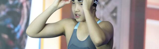 12-aastane Hiina ujumistalent jõudis täiskasvanute MM-il poolfinaali