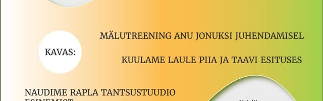 Ülemaailmne puudega inimeste päev 3. detsembril Rapla Kultuurikeskuses