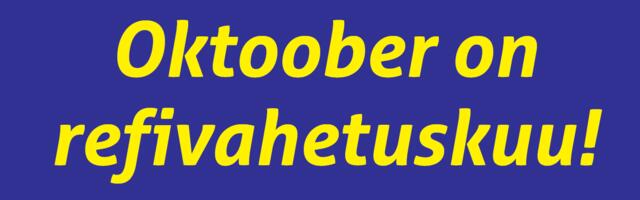 VANA KULD! Oktoober on refivahetuskuu