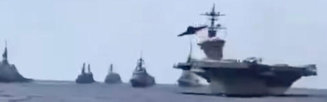 Iraan väidab, et tabas USA lennukikandjat, mis põgenes