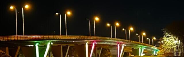 Jõhvi viadukti sambad said valgustuse