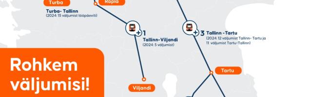 Uuel aastal tihendatakse reisirongide sõiduplaane