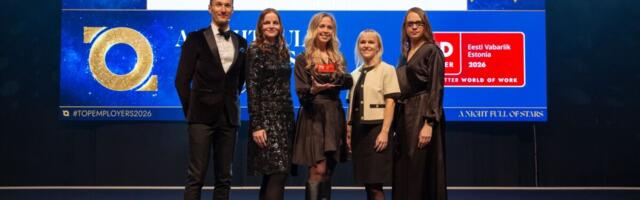 Eestis pälvis tänavu rahvusvahelise Top Employer 2026 tunnustuse viis ettevõtet