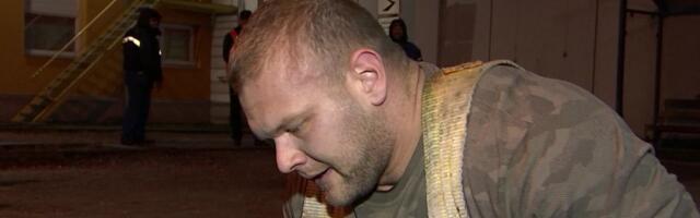 Reporter: Eesti rammumees Ervin Toots vedas 160-tonnist rongi