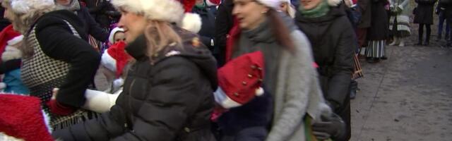 Reporter: Viimsis peeti jõulustiilis perepäeva! Porile vaatamata oli kohal isegi Jõuluvana