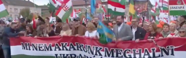 VIDEO: Ungaris oli suur sõjavastane meeleavaldus – „Me ei taha surra Ukraina eest!”