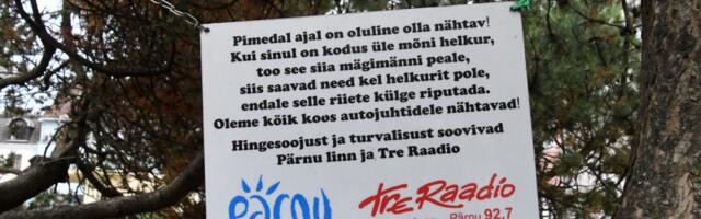 PÄRNU LINNAVALITSUS JA TRE RAADIO KUTSUVAD HELKURIPUID EHTIMA