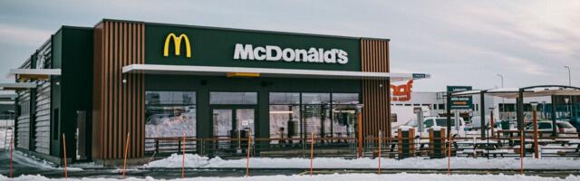 McDonald’s avas Tallinnas uue modernse restorani