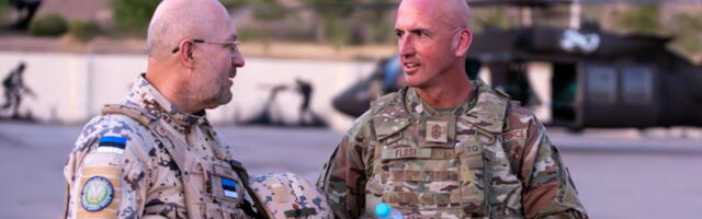 Ameerika Ühendriikide õhuväe ülemveebel väisas Iraagis jalaväekompanii Estcoy-22 ja USA õhuüksuste ühisõppust