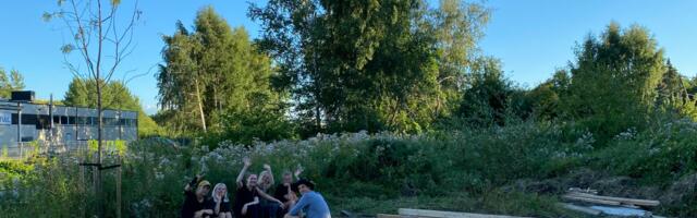 Algas linnakunstikonkursi „Kohasumin“ installatsioonide ehitus