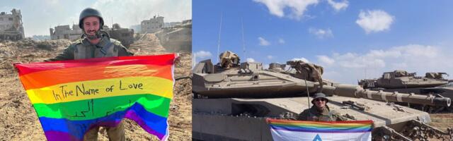 Iisraeli armee heiskas segipommitatud Gazas esmakordselt LGBT-lipu