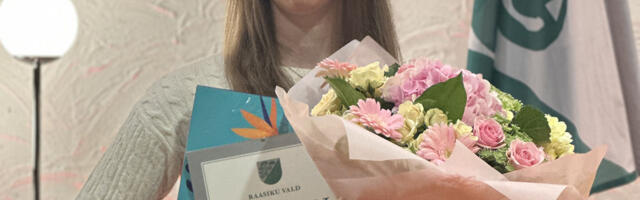 Raa­si­ku val­la aas­ta ha­ri­dus­te­gi­ja on KA­RO­LIN KEL­LO