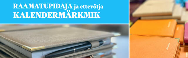 2026. aasta raamatupidaja ja ettevõtja kalendermärkmike ettetellimine on alanud