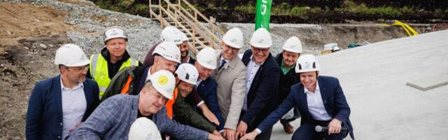 Baltikumi võimsamale taastuvenergia tootmisalale pandi nurgakivi