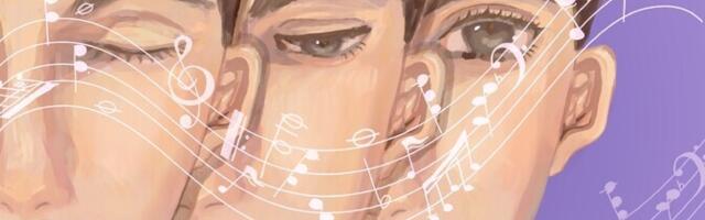 Inimesed pilgutavad muusika taktis silmi