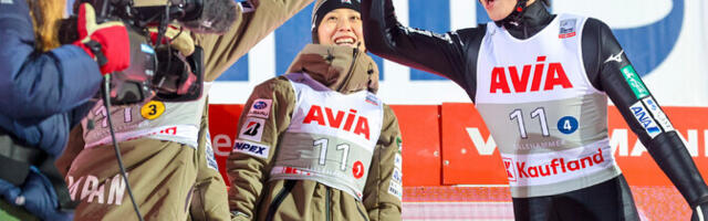 Suusahüpete MK-sari sai hoo sisse Jaapani triumfiga