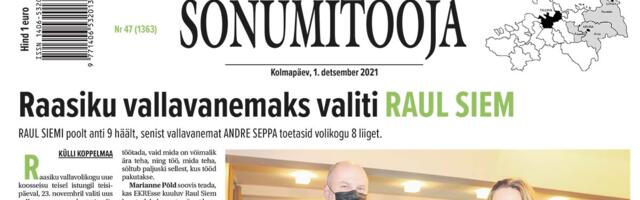 Sõnumitoojas 1. detsembril