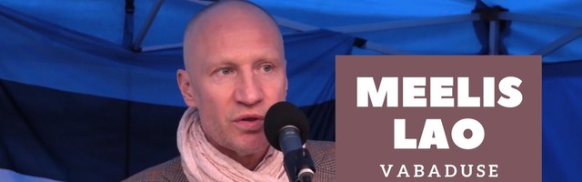 Video! Meelis Lao Vabaduse väljakul 15.05.2021: tundub, et kõigil on ees prillid, mis moonutavad tegelikkust