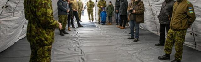 GALERII: 1. jalaväebrigaad sai uue välihaigla