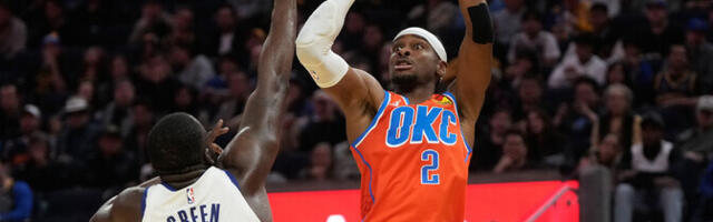 Oklahoma City Thunder teenis 13. järjestikuse võidu