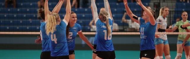 Eesti võrkpallinaiskond kaotas Euroopa liiga avamängu Rootsile
