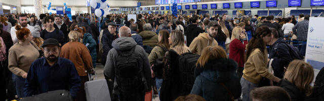 Tehniline rike halvas Kreeka lennuliikluse