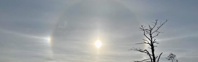 FOTOD JA VIDEO | Mitmel pool Eestis võis täna märgata huvitavat ilmastikunähtust