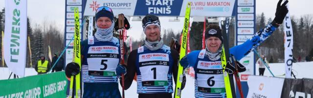 Raido Ränkel võitis Viru juubelimaratoni Karel Tammjärve ees