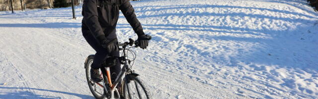 Haapsalus on jalgrattureid, kes talve ei pelga