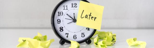 Vaimne tervis: miks me asju edasi lükkame?