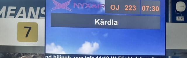 LEND HILINES | Hommikune lend Kärdlasse hilines udu tõttu viis tundi