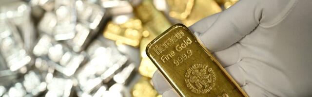 Kuld ja hõbe pöördusid järsult langusesse