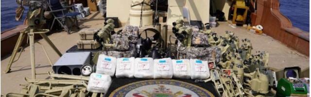 USA rannavalve konfiskeerib saadetise arvatavatest Iraani relvaosadest, mis arvatakse olevat mõeldud Jeemeni al-Houthi mässulistele