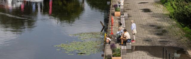 FOTOD | Piirdeta Emajõe-äärsed pingid nihutati kaldast kaugemale