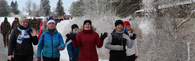 Pitka rahvamatk kulgeb tänavu mööda turvalist vana raudteetammi