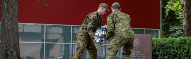 Diviisi staabi- ja sidepataljon mälestas Raua tänava lahingu aastapäeva