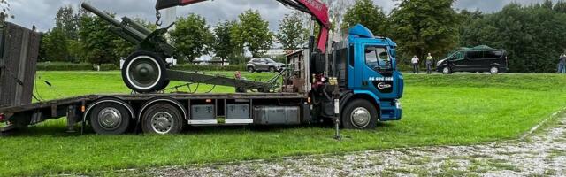 Ida-Virumaalt koristati ära punaarmee haubits!