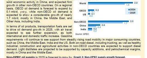 OPEC näeb 2025.aastal tugevat naftanõudluse kasvu