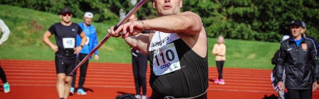 FOTOD | Maailmameister Andrus Värnik võitis omavalitsuste suvemängudel odaviskevõistluse