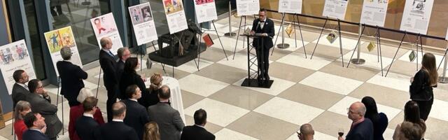 Eesti avas ÜRO peakorteris lastekirjanduse illustratsioonide näituse