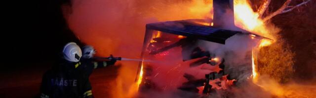 Lõuna päästekeskuse päästjatel oli töine nädalavahetus