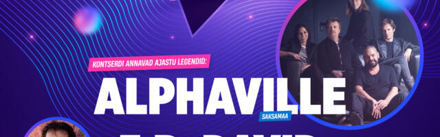 Alphaville ja F.R David esinevad Eestis suurel kontsertõhtul 80ndad live!