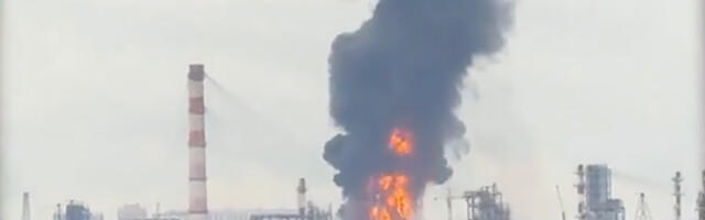 VIDEO: Moskvas sai tabamuse naftatehas