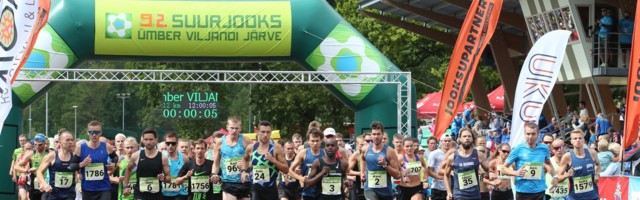 Ümber Viljandi järve jooksis kõige kiiremini Kaur Kivistik